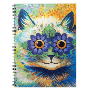 Cat with Flower Eyes   Louis Wain Notebook