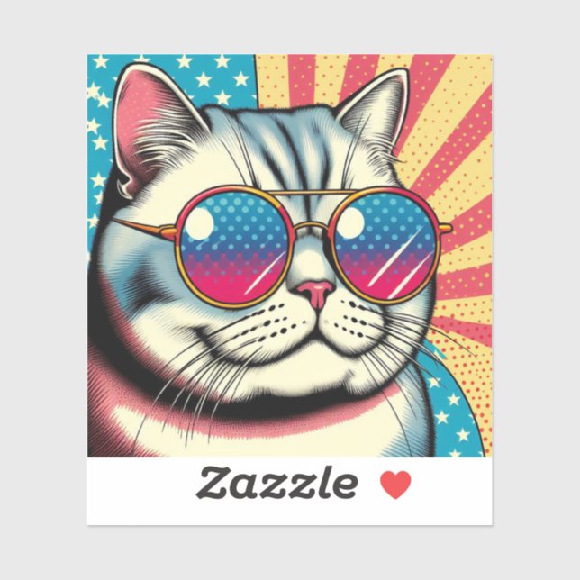 Cat with glasses (Sheet)