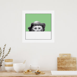 Cat with Hat (Moegi) Poster