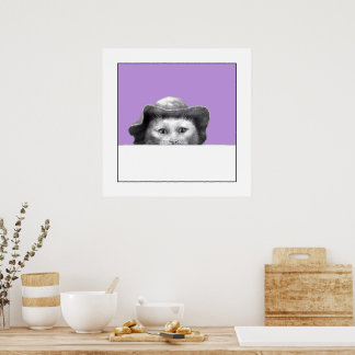 Cat with Hat (Sumire) Poster
