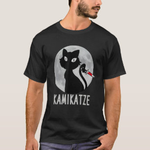 Cat with Knife Moon Cat Cami Cat T-Shirt