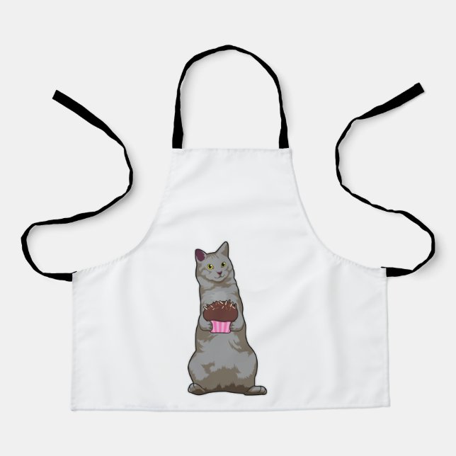 Cat with Muffin Apron (Front)