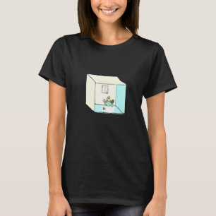 Cat With Plants In A Box T-Shirt