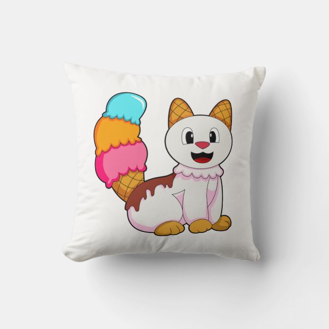 Cat with Popsicle Cushion (Front)