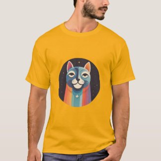Cat with Rainbow Aura T-Shirt