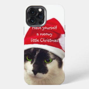 Cat with Santa's Hat Case-Mate iPhone Case