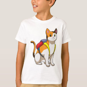 Cat with Satchel T-Shirt