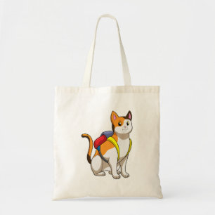 Cat with Satchel Tote Bag