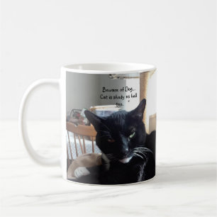 Cat with Shady Smile Coffee Mug