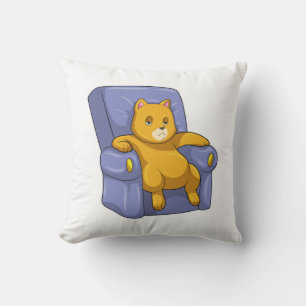 Cat with Sofa Cushion