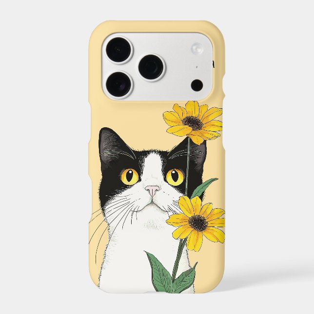 Cat with Sunflowers (Back)