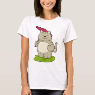 Cat with  Umbrella T-Shirt