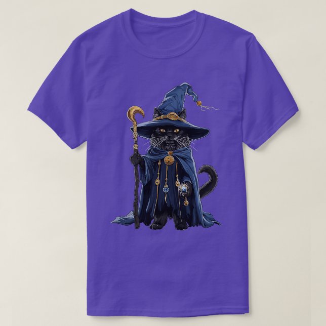 Cat Wizard T-Shirt (Design Front)