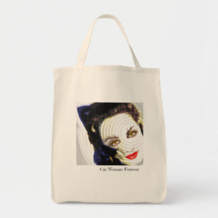 Cat Woman Tote Bag