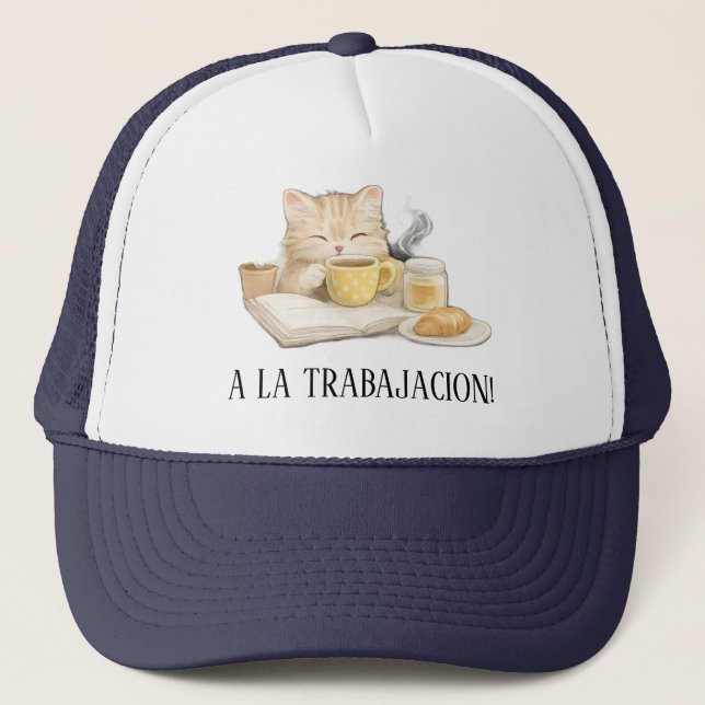 CAT WORKING TRUCKER HAT (Front)