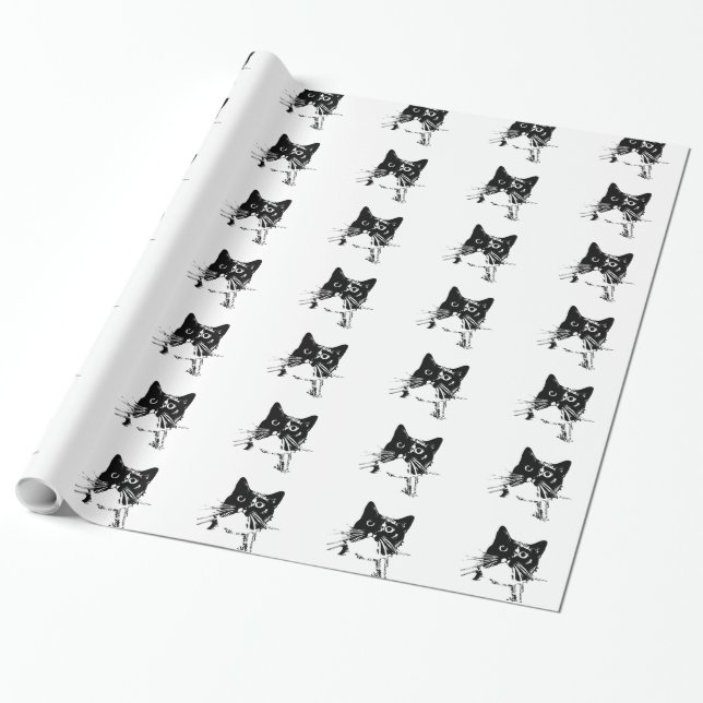 Cat Wrapping Paper (Unrolled)