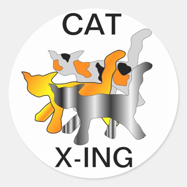 CAT X-ING STICKERS (Front)