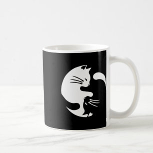 Cat Yin Yang Peace Loving Interconnected Gift Idea Coffee Mug