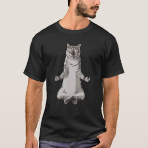 Cat Yoga British Shorthair T-Shirt