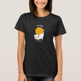 Cat Yoga Downward Dog Kitty Humour  Kitten Workout T-Shirt