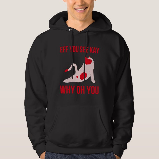 Cat Yoga Hoodie (Front)