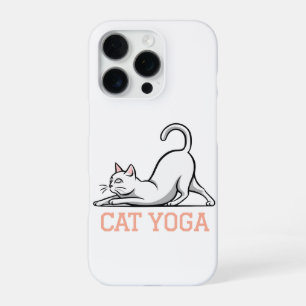 cat yoga iPhone 16 pro case