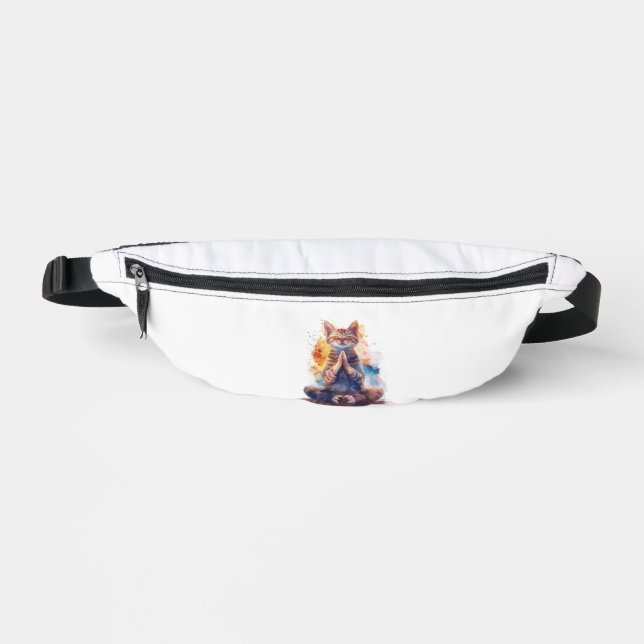 Cat Yoga Master Bum Bags (Front)