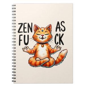 Cat Yoga Pose - Zen Notebook