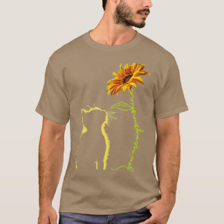 Cat youre my sunshine Sunflower Cat Lovers Gifts  T-Shirt