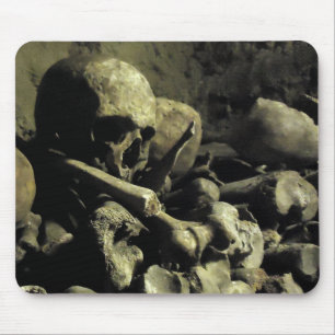 catacomb bones mouse pad