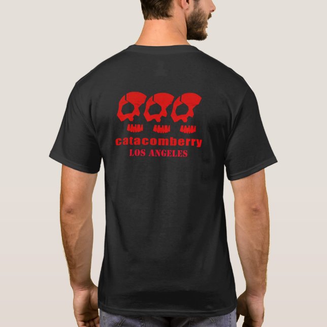 catacomberry 3 Bone Heads T-Shirt (Back)