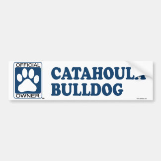 Catahoula Bulldog Blue Bumper Sticker