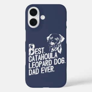 Catahoula Leopard Dad Ever, Dog Owner Vintage iPhone 16 Case