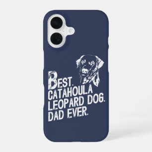 Catahoula Leopard Dad Ever, Dog Owner Vintage iPhone 16 Case