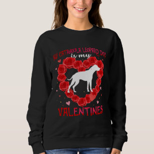 Catahoula Leopard Dog Animal Hearts Day Mastiff Is Sweatshirt