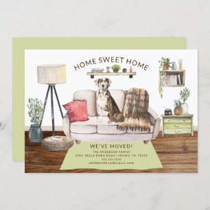 Catahoula Leopard Dog Dog Moving Announcement