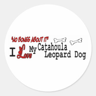 Catahoula Leopard Dog (I Love) Sticker