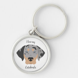 Catahoula Leopard dog Key Ring