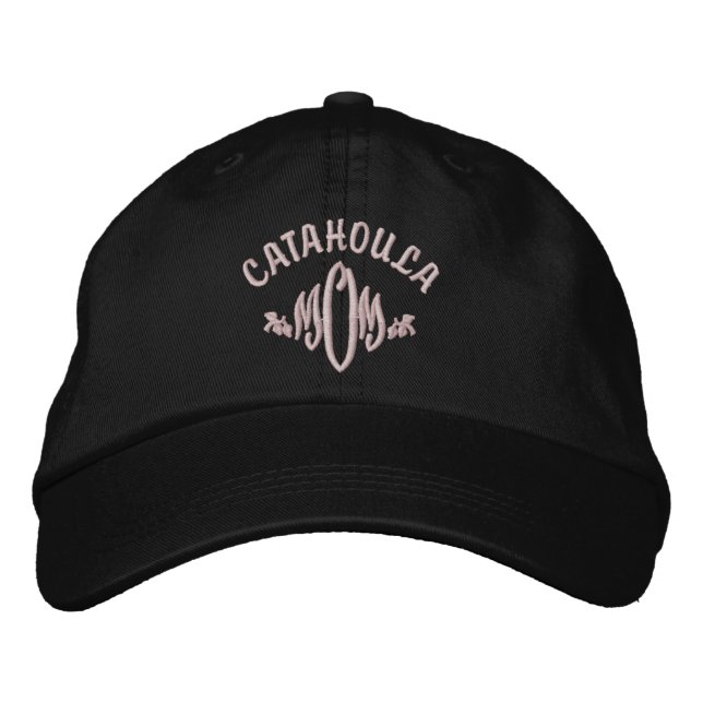 Catahoula Leopard Dog MOM Embroidered Hat (Front)