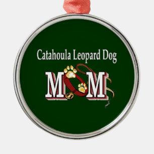 Catahoula Leopard Dog MOM Metal Ornament