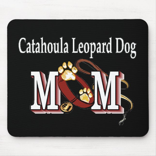 Catahoula Leopard Dog MOM Mouse Pad (Front)