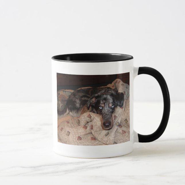 Catahoula Leopard Dog Snoozing Mug (Right)