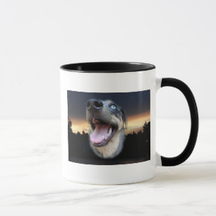 Catahoula Leopard Dog Sunset Mug