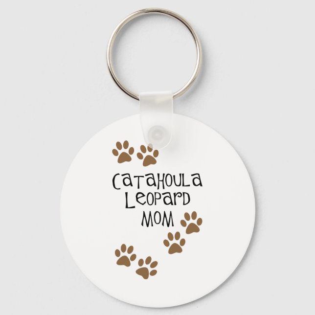 Catahoula Leopard Mum Key Ring (Front)