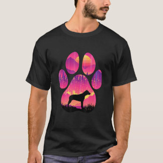 Catahoula Leopard Paw Mum Dad Dog Women Men T-Shirt