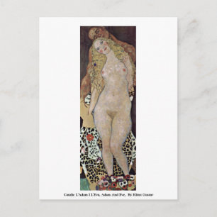 Català: L'Adam I L'Eva, Adam And Eve Postcard
