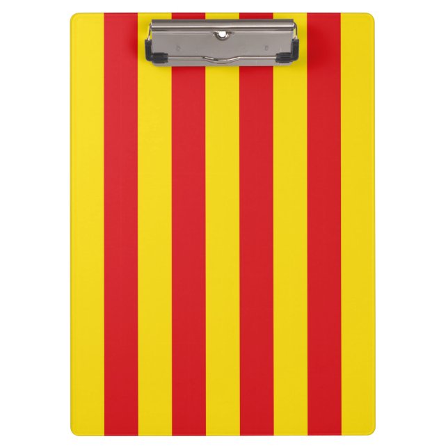Catalan Flag (Catalonia)  Clipboard (Front)