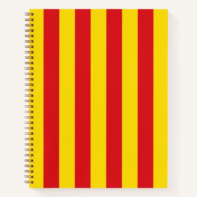 Catalan Flag (Catalonia)  Notebook (Front)