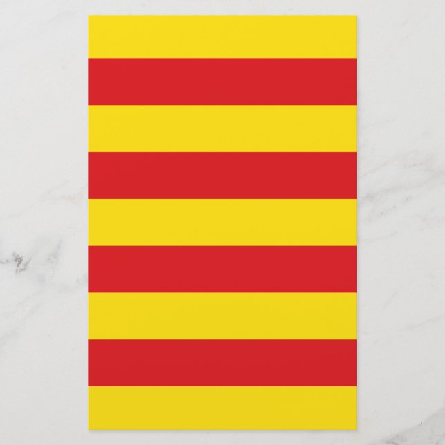 Catalan Flag (Catalonia) Stationery (Front)