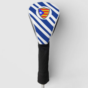 Catalan flag golf head cover